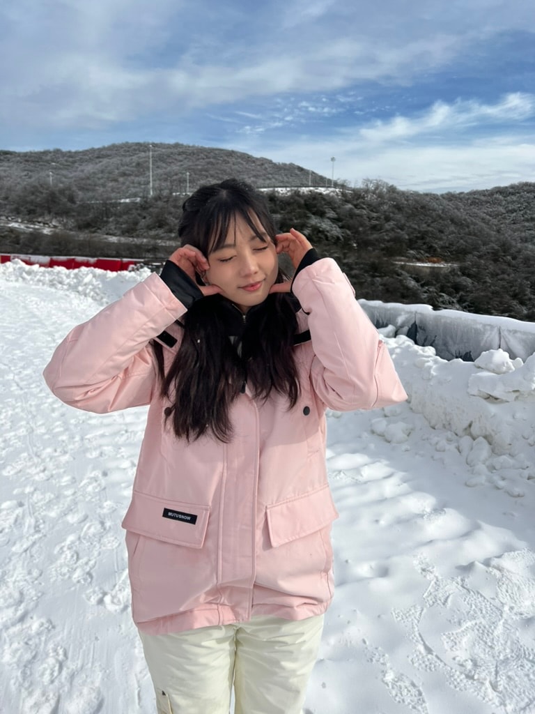 第一次一起滑雪